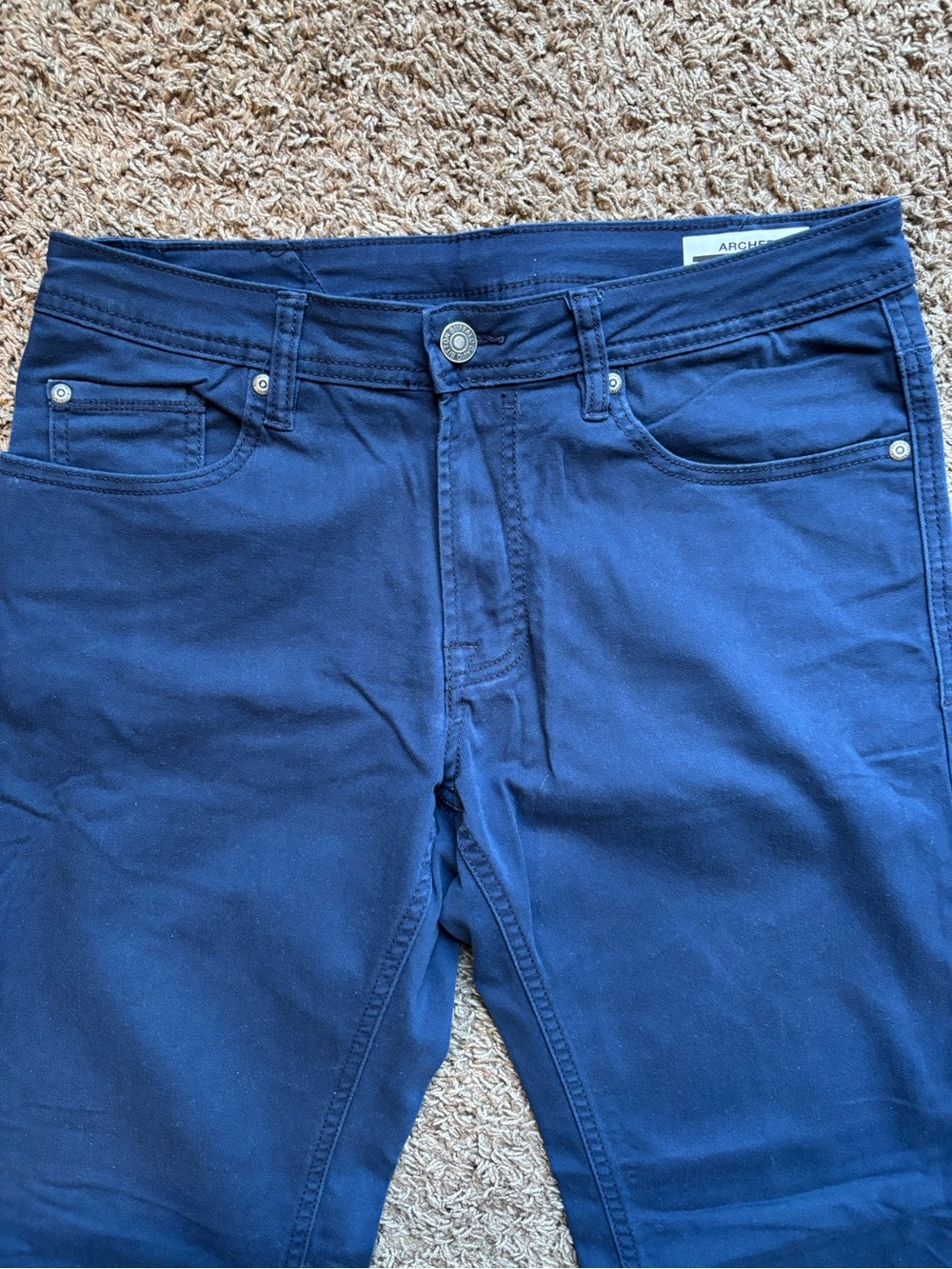 Buffalo David Bitton Men’s Slim Jeans in Navy Blue